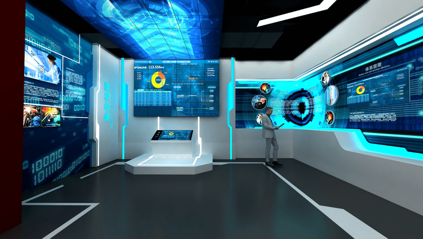 生物科技企业展厅设计